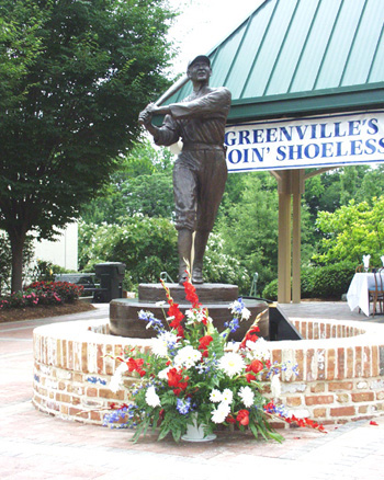Greenville, SC - Shoeless Joe Jackson Statue